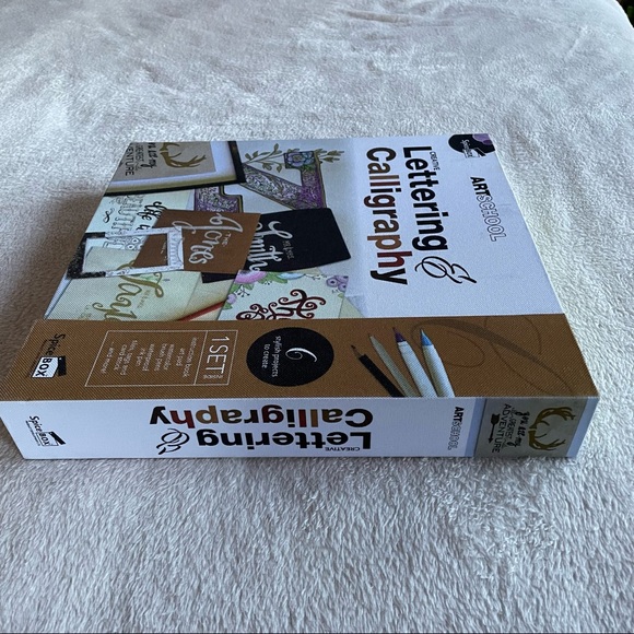 Art School Creative Lettering & Calligraphy Learning Kit by Spice Box - Picture 4 of 12